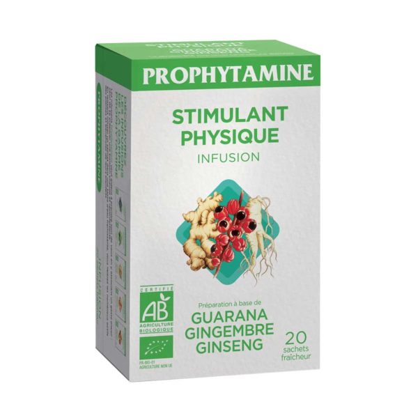 INFU prophytamine stimulant physique bio 20 sachets