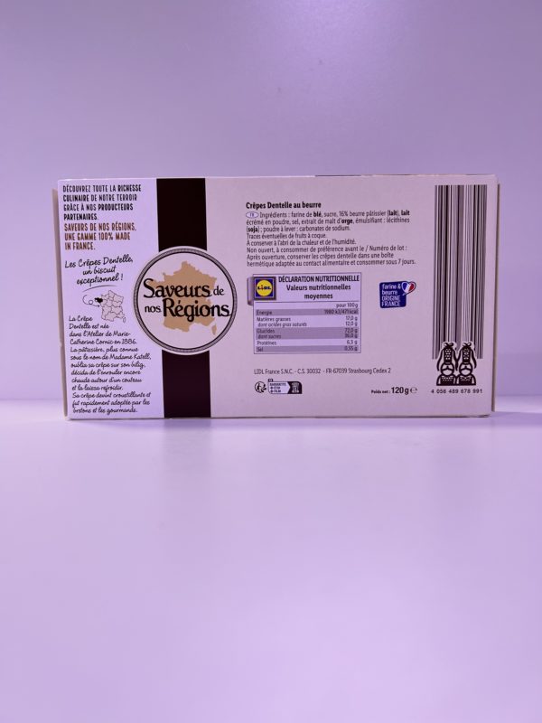 Crêpes dentelle de Bretagne 120gr – Image 2