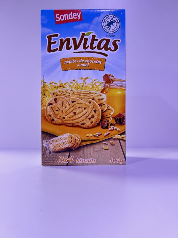 Biscuit pépites choco miel 400gr