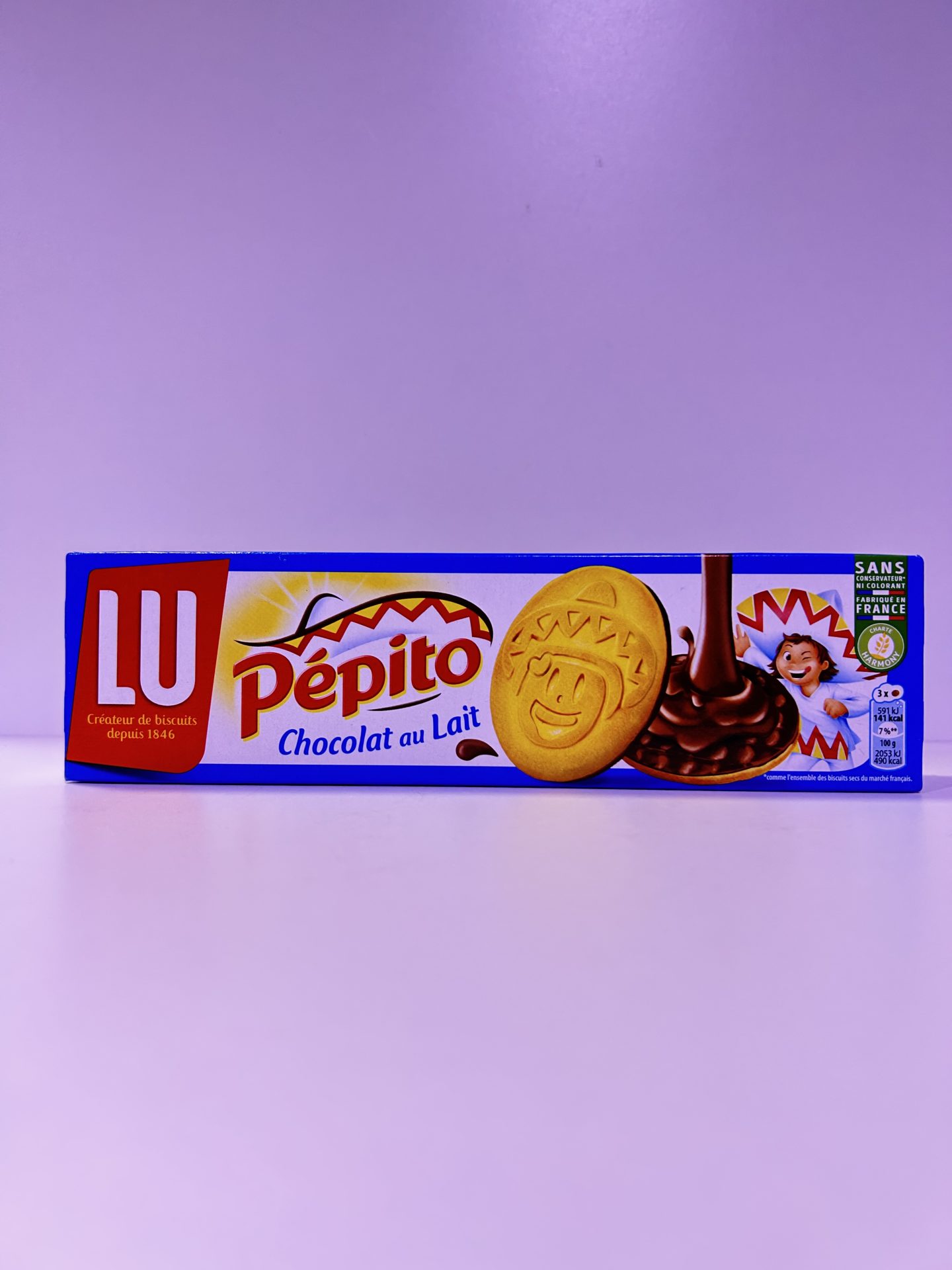 Biscuits Pépito Lu Chocolat Lait