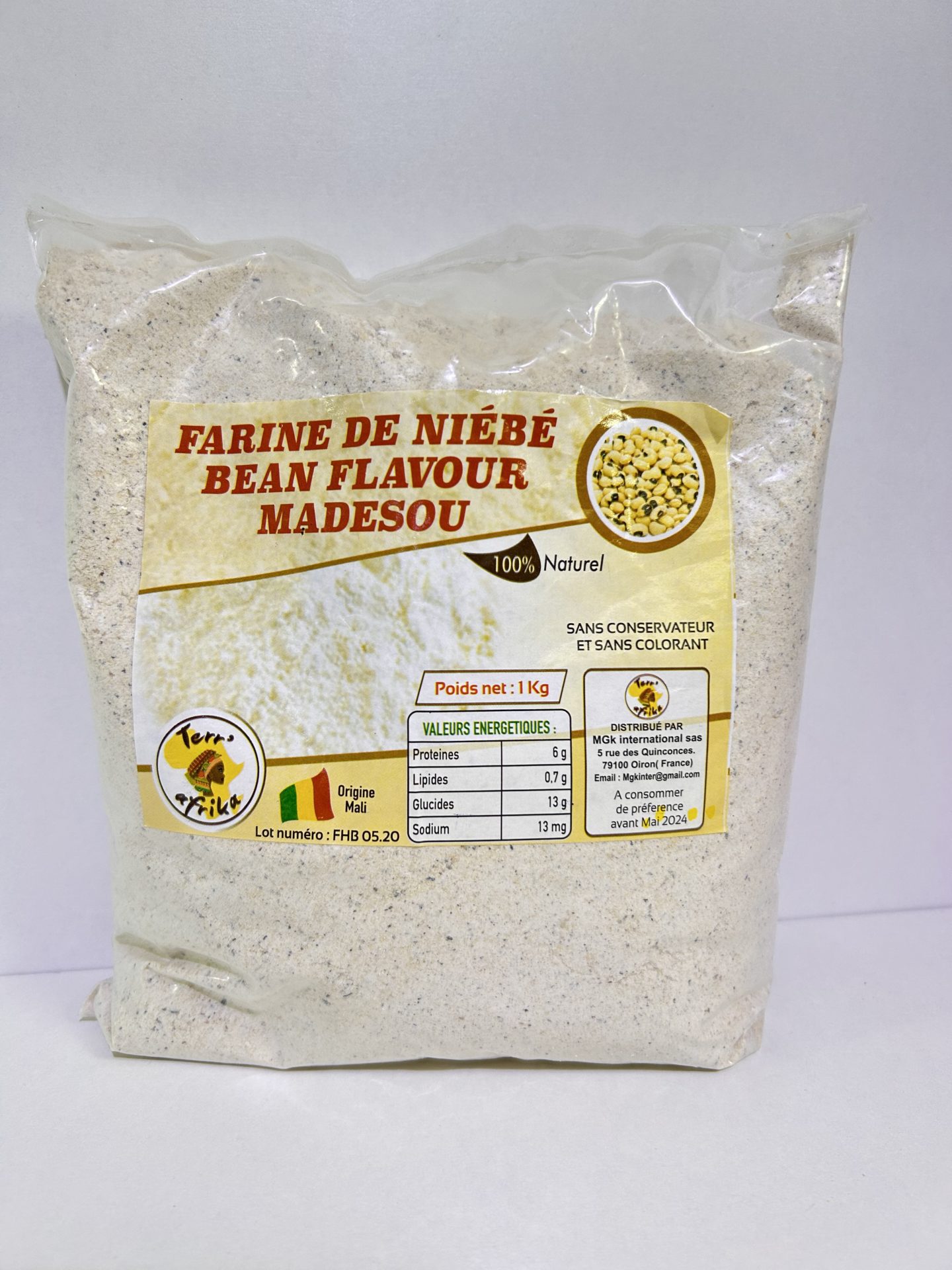 Farine de haricots blancs pour régime minceur efficace - 500g