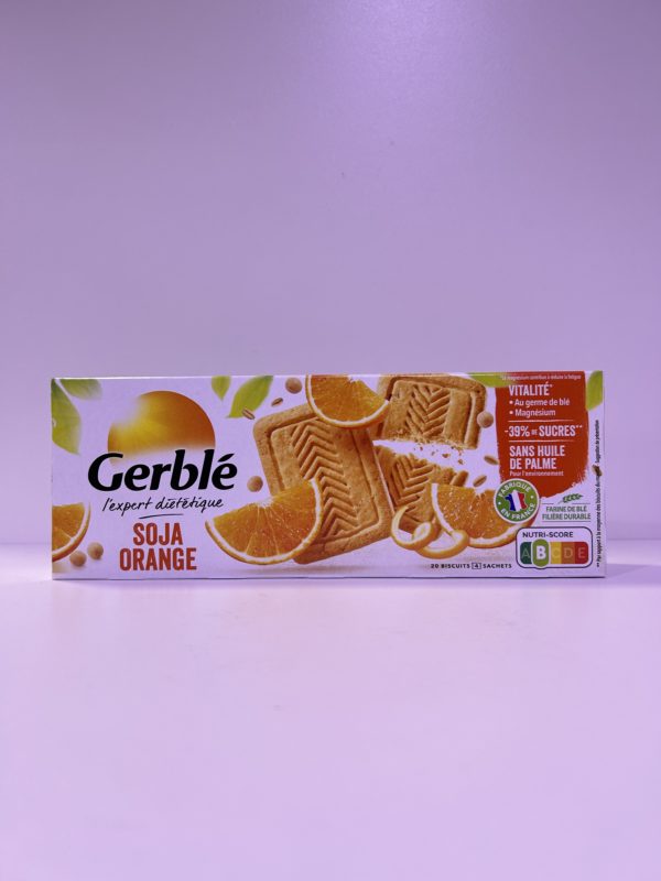 Biscuit gerblé soja orange