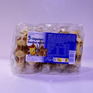 Gaufres sucrées les 5 liégeoises 275gr