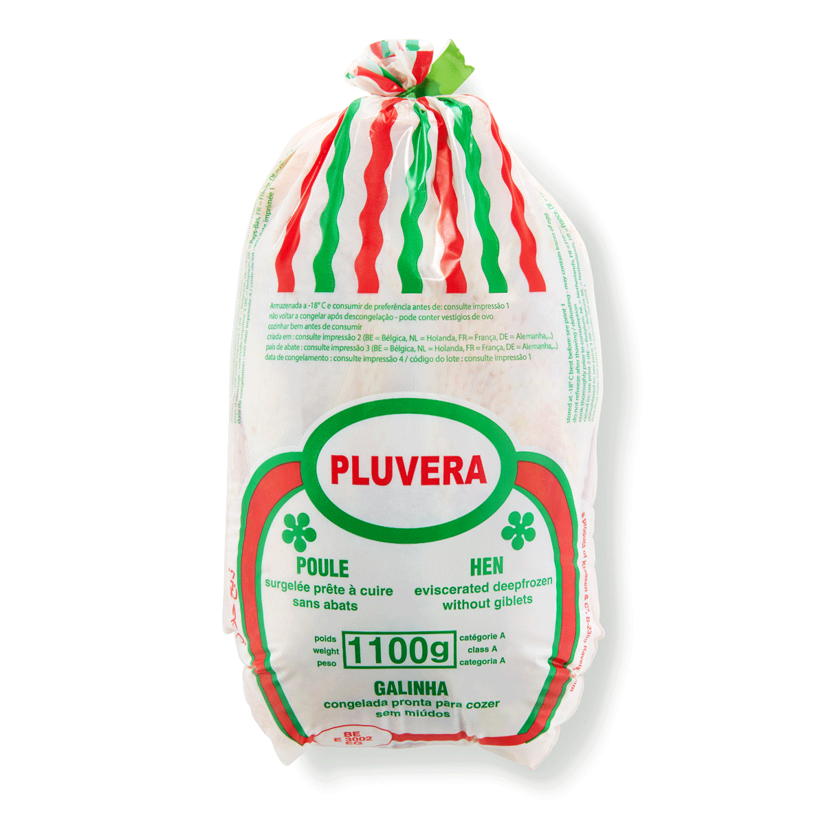 Poule pluvera halal 1100gr