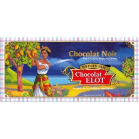 Chocolat noir 100% cacao Elot 100gr